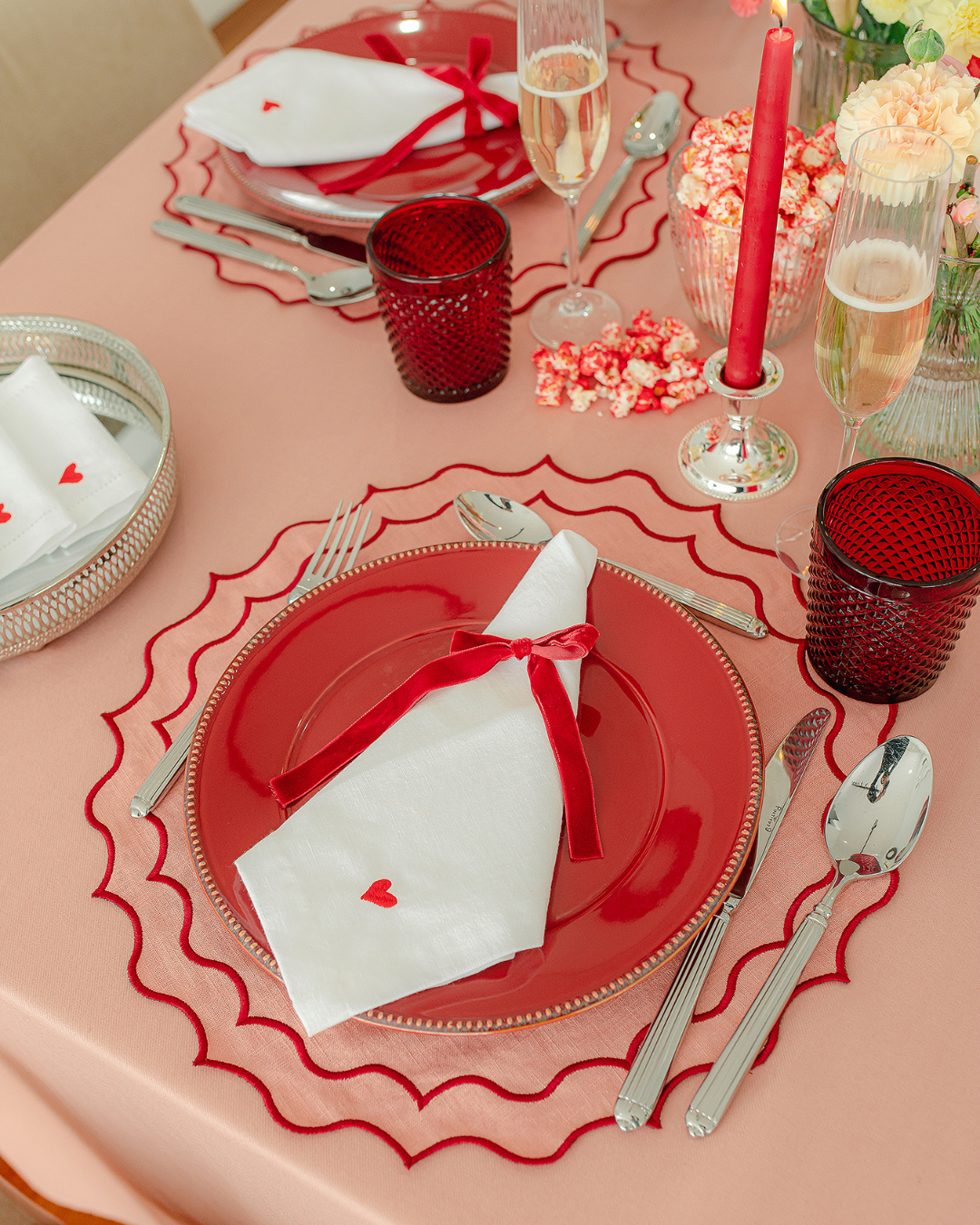 Mariaida Home Love Peçete Kırmızı